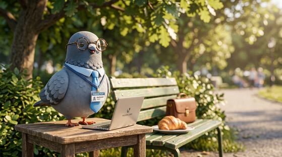A Pigeon With a LinkedIn Profile