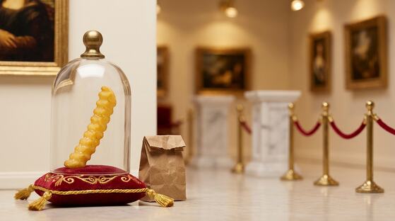 One Cold French Fry From the Bottom of the Bag