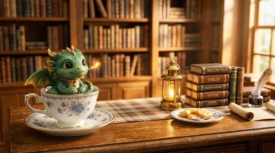 A Tiny Dragon Who Believes in You